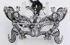 Carnival Party Black Metal Masquerade Mask For Male / Female
