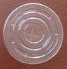 90mm PET Plastic Flat Disposable Cup Lids Eco Friendly For Milk Cups
