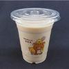 Transparent Disposable Cup Lids Eco Friendly For Dessert 100mm