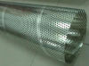 Spiral lockseam perforated pipe used in fluid filtration fields