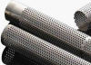 Straight welded perforated tube for high pressure applications