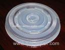 85mm White Disposable Cup Lids For Paper Cups , Eco Friendly HIPS