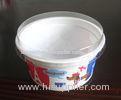 Plastic Disposable Salad Bowls , Round Bowl Yogurt Cups 130ml