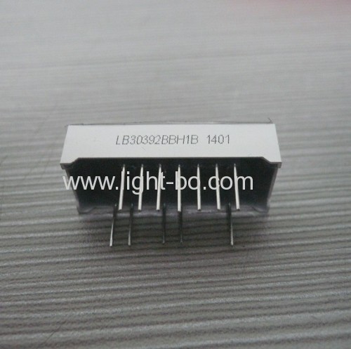 Ultra Blue Triple-Digit 10mm (0.39") 7 Segment LED Display Common Anode for Home Appliances