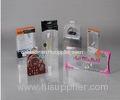 Golden Clear Plastic Folding Boxes Eco Friendly For Cosmetics
