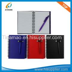 PP cover spiral notebook