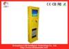 Yellow Interactive Vending Machine Kiosk Payment With RFID Card Reader