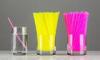 160mm Fluorescent Plastic Drinking Straws With 4.5mm Diameter