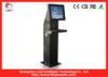 Interactive Touch Screen Information Kiosk High Transparence With Barcode Scanner