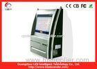 Vertical LCD Wall Mounted Kiosk Self-service Payment With Printer