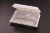 3 Compartments Disposable Food Trays , Plastic Take Away Box PP