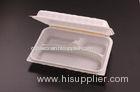 3 Compartments Disposable Food Trays , Plastic Take Away Box PP
