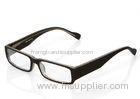 Black Rectangular Polycarbonate Eyeglass Frames For Women And Men In Fashion