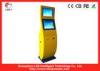 High Transparence Dual Screen Kiosk Interactive With POS System , Self-service
