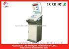 IP65 Self-service Dual Screen Kiosk With Capacitive / IR Touch Screen