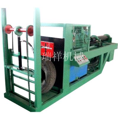 Waste Tire Debeader Machine / Tire Steel Removing Machinery  