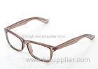 Wide Square Optical Frames For Men For Reading Glasses , Brown In Fashion