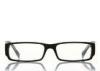 Red / Black Rectangular Optical Frames For Men , Boys Rectangle Eyeglass Frames