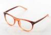Orange Round Plastic Optical Spectacles Frames For Round Face Women , Lightweight