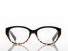 Vintage Big Round Plastic Eyeglass Frames For Women For Round Faces , Leopard Print
