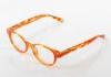 Orange Round Plastic Optical Frames For Children , Light Comfortable In Fashion