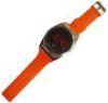 Classical Lady LED Touch Screen Watches Silicone Red Buckle