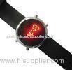Leather Strap Anti-shock LED Touch Screen Watches With Stopwatch