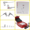 White beats tour earphone by dr dre for iphone