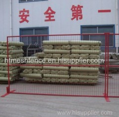 High Visibility 6ftx10ft PVC Coated Canada Portable Temporary Construction Fence