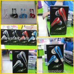 Black/white/red/blue mini sms audio by 50cent earphone