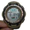 Unisex PU LCD Sport Watch Daily Alarm Multifunction Wristwatch