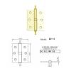 3 inch crown head Detachable square hinge