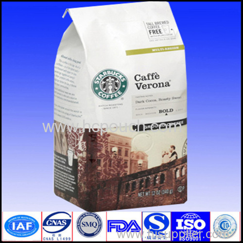 quad sealed coffee pouch