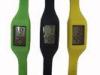 Silicone Wristband Watches , Slim Strap Sports Watch With Digital Display