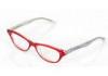 Red Zebra Print Cellulose Propionate Eyeglass Frames