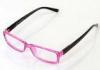 Fashion Pink Plastic Full Rim Eyeglasses Frames