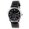 Customized Leather Business Wrist Watch Round Analog Display