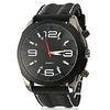 Mens Leather Strap Gift Digital Wristwatch Analog Time Display