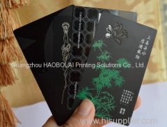 silk-screen print metal card