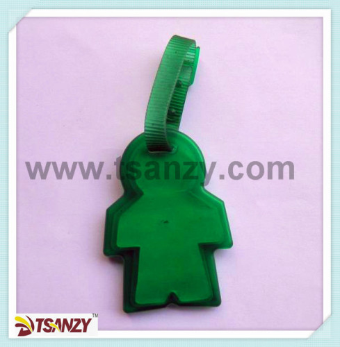 3D body shaped plastic lu ggage tags   bag tags