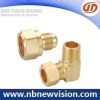 Brass Compression Connector - NPT & BSP Threads