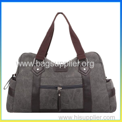 Stylish hot selling canvas bag tote travel men duffel travel bag