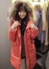 RED STYLISH WINTER COAT 2013