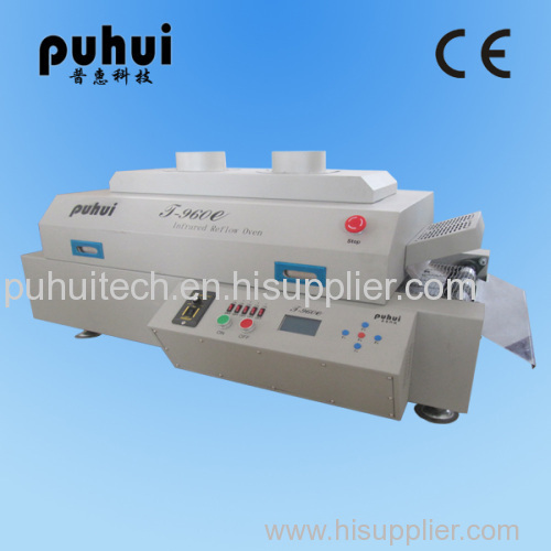 reflow oven T-960E, SMD LED reflow soldering machine, benchtop reflow oven,taian,puhui