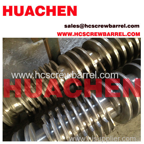 Cincinnati Weber AMUT conical twin screw barrel 92/188 bimetallic conical screws barrel for extruder
