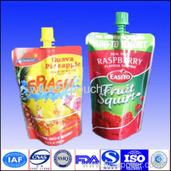 liquid packaging bags with spout