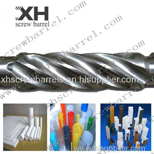 Screw barrels for extruding PE film blowing