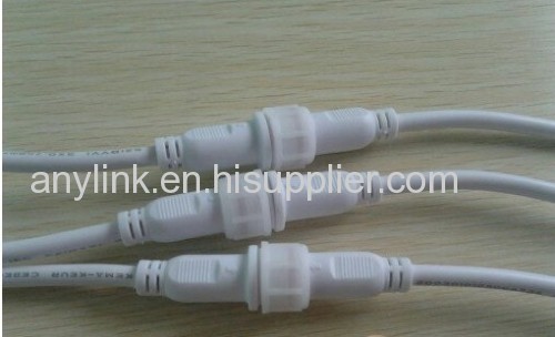 Wholesale Led Outdoor Waterproof Plug Socket-Male Female Plug 2 Pin LED Waterproof Connector Cable