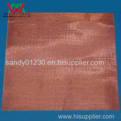 200 Mesh Copper 0.05mm Wire Dia Plain Woven Wire Msh Screen