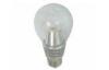7W Instant Start E27 Globe Light Bulbs Milky Cover For Crystal Lamp , E27 E26 B22 E14
